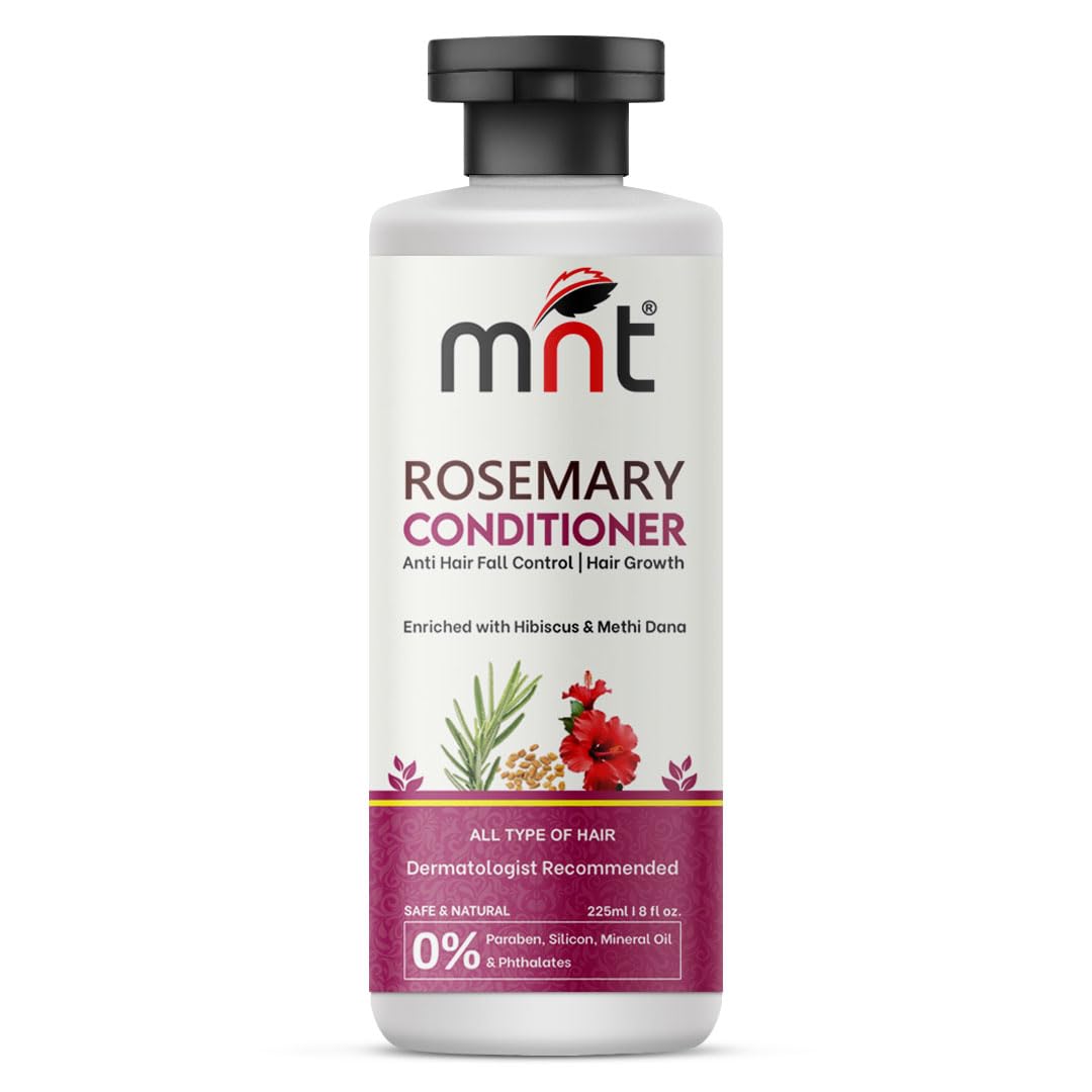 Rosemary Hair Growth Conditioner 225ml - Promotes Stronger, Healthier Hair, Reduces Hair Loss, Nourishes Scalp for All Hair Types