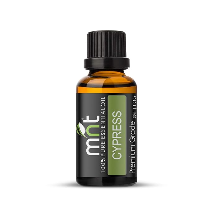 Cypress Essential Oil 100% Pure Natural & Therapeutic Grade for Aromatherapy, Massage Suitable for All Skin