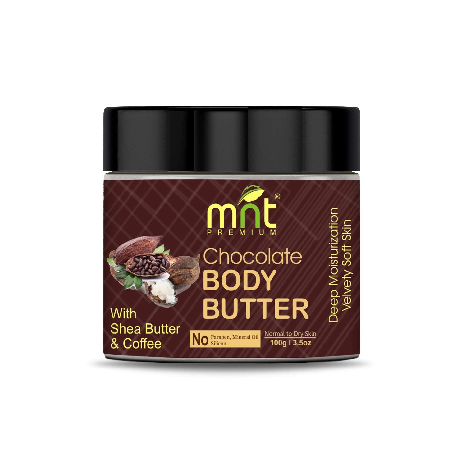 Chocolate Body Butter 100g – Indulge in Rich Hydration, Softening Skinwith, Vitamin E, and Deep Moisture for a Silky Smooth Glow