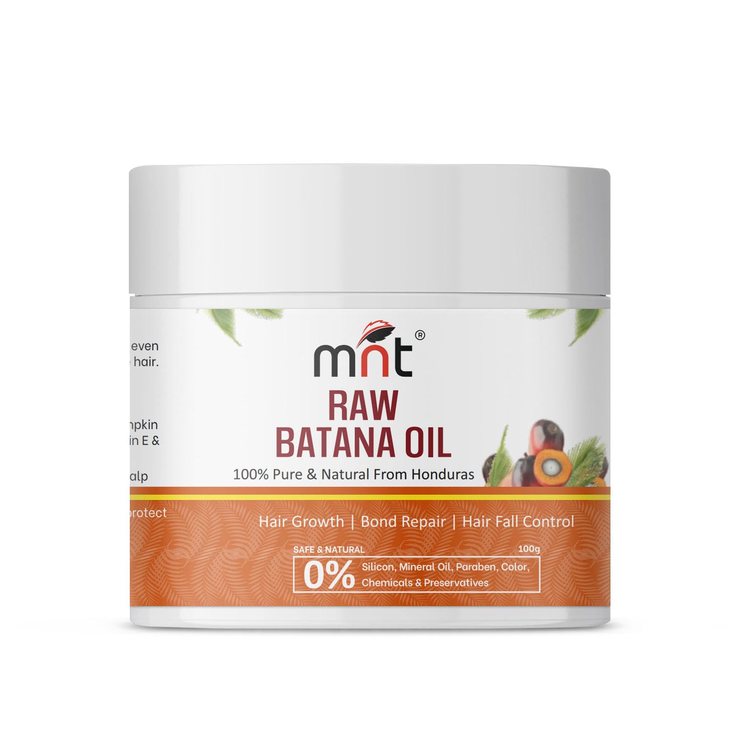 Pure Raw Batana Oil for Hair Growth | Derived from American Oil Palm Nut | Promotes Thicker Hair Growth & Hair Nourishment | 100 gm