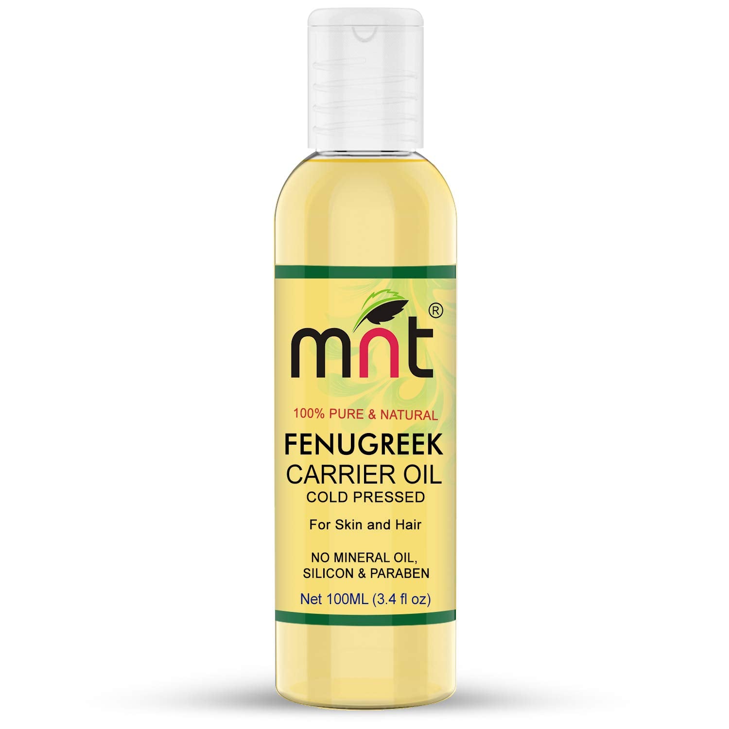 Fenugreek Cold Pressed Carrier Oil 100% Pure Natural & Therapeutic Grade For Aromatherapy, Skin, Acne & Hair Growth