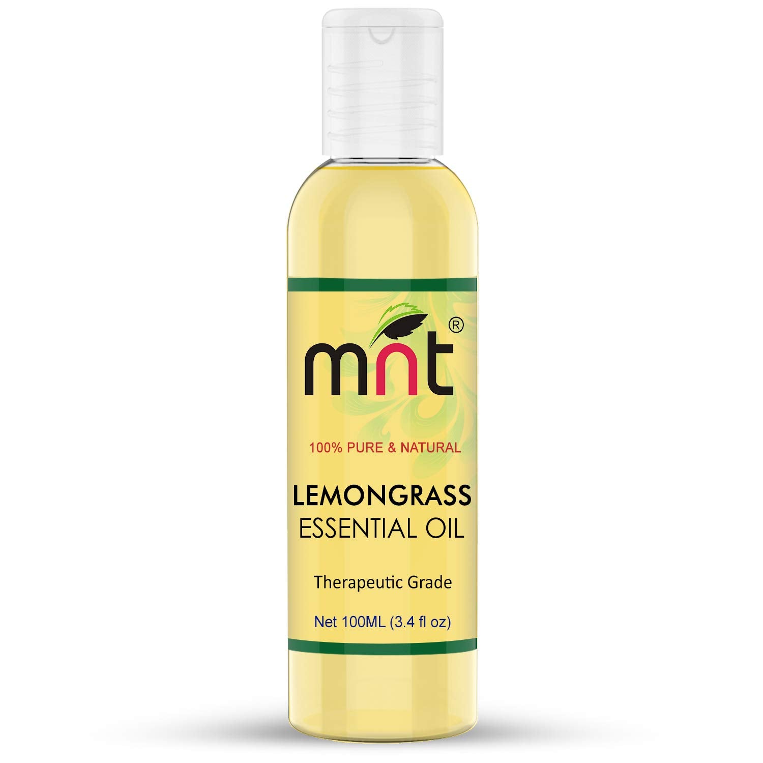 Lemongrass Essential Oil - 100% Pure & Natural Insect Repellent Oil/Therapeutic Grade Oil for Skin, Hair, Home Fragrance and Aromatherapy