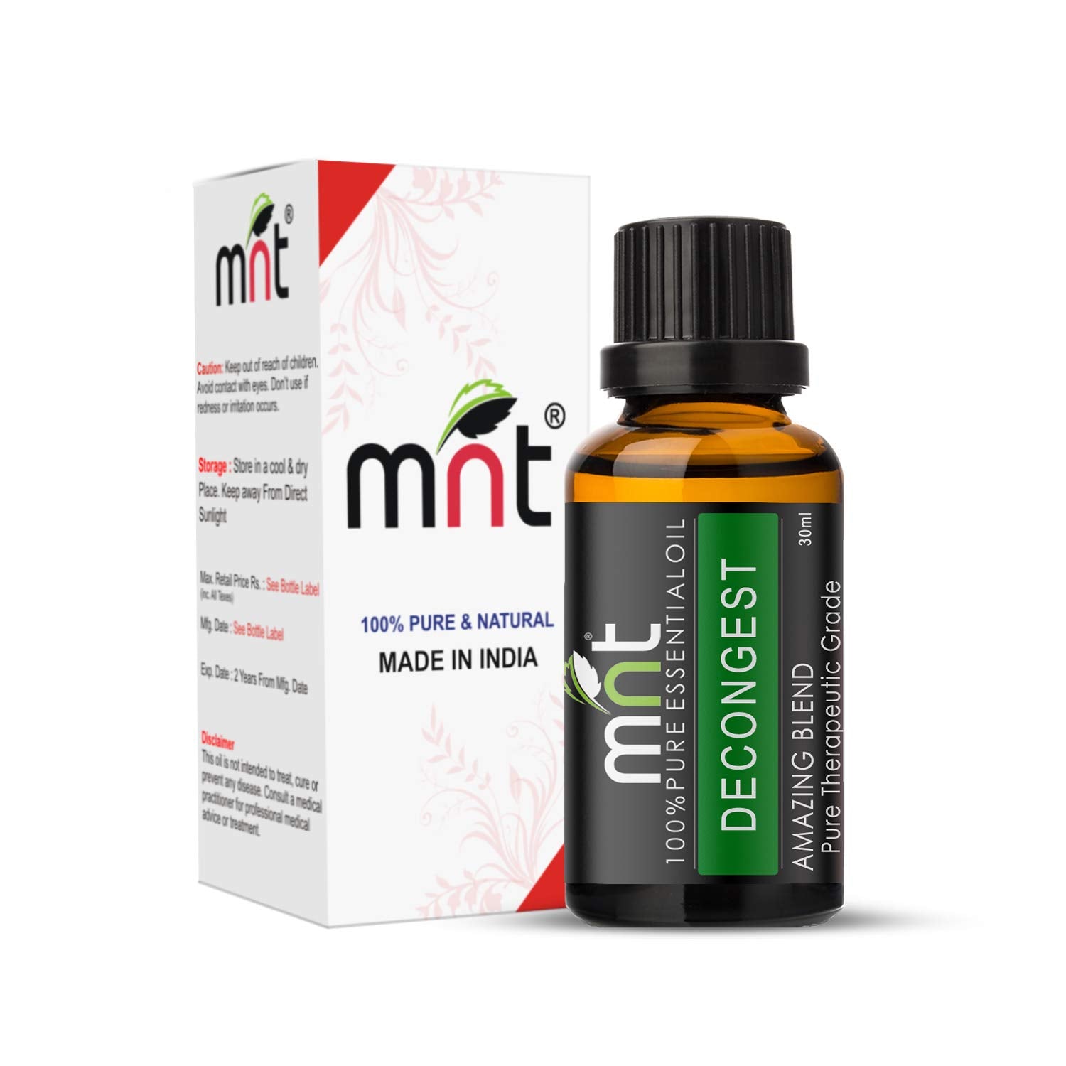 Decongest Amazing Blend Essential Oil Pure Therapeutic Grade for Mind and Body Sense of Relaxation