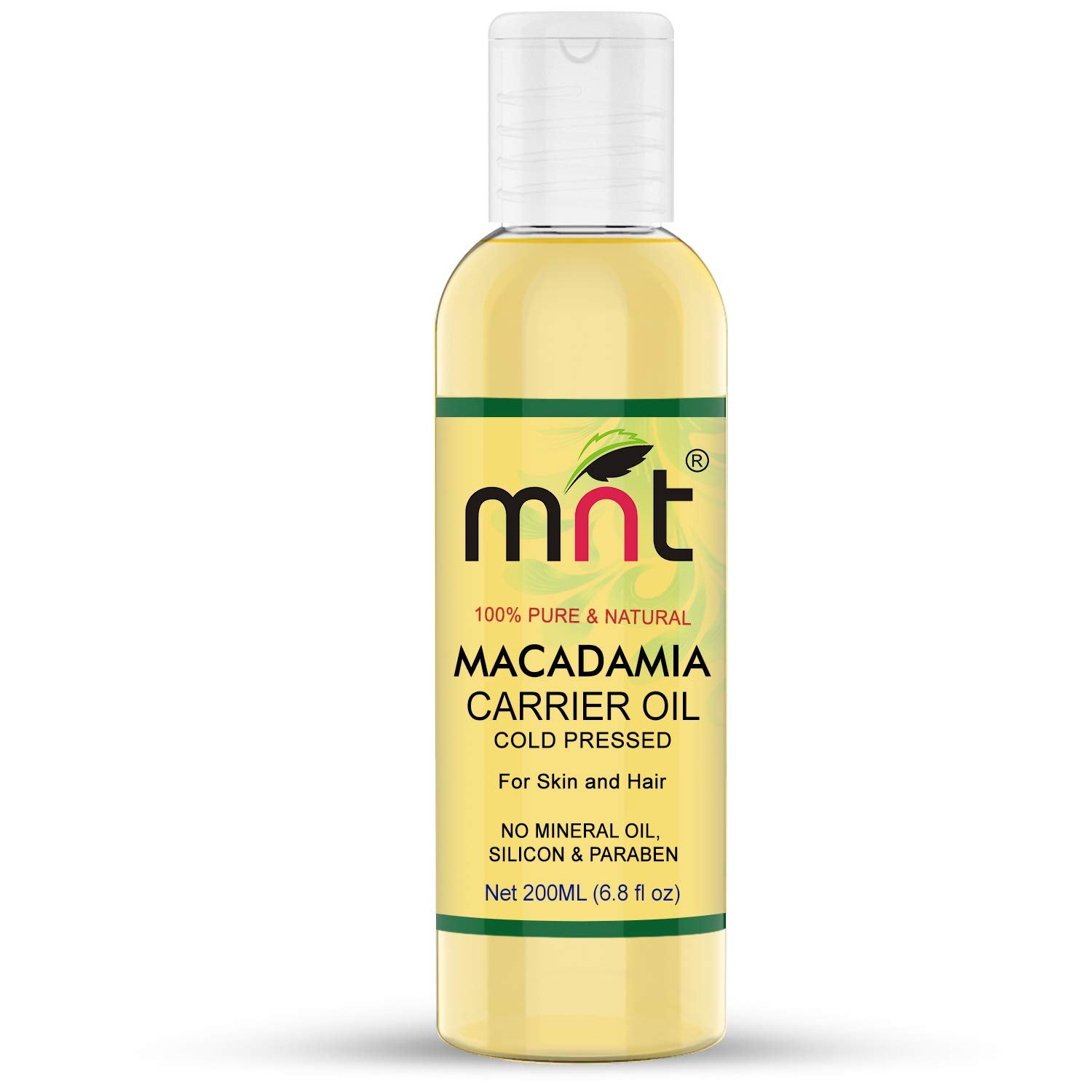 Macadamia Cold Pressed Carrier Oil 100% Pure Natural & Undiluted Therapeutic Grade For Skin care