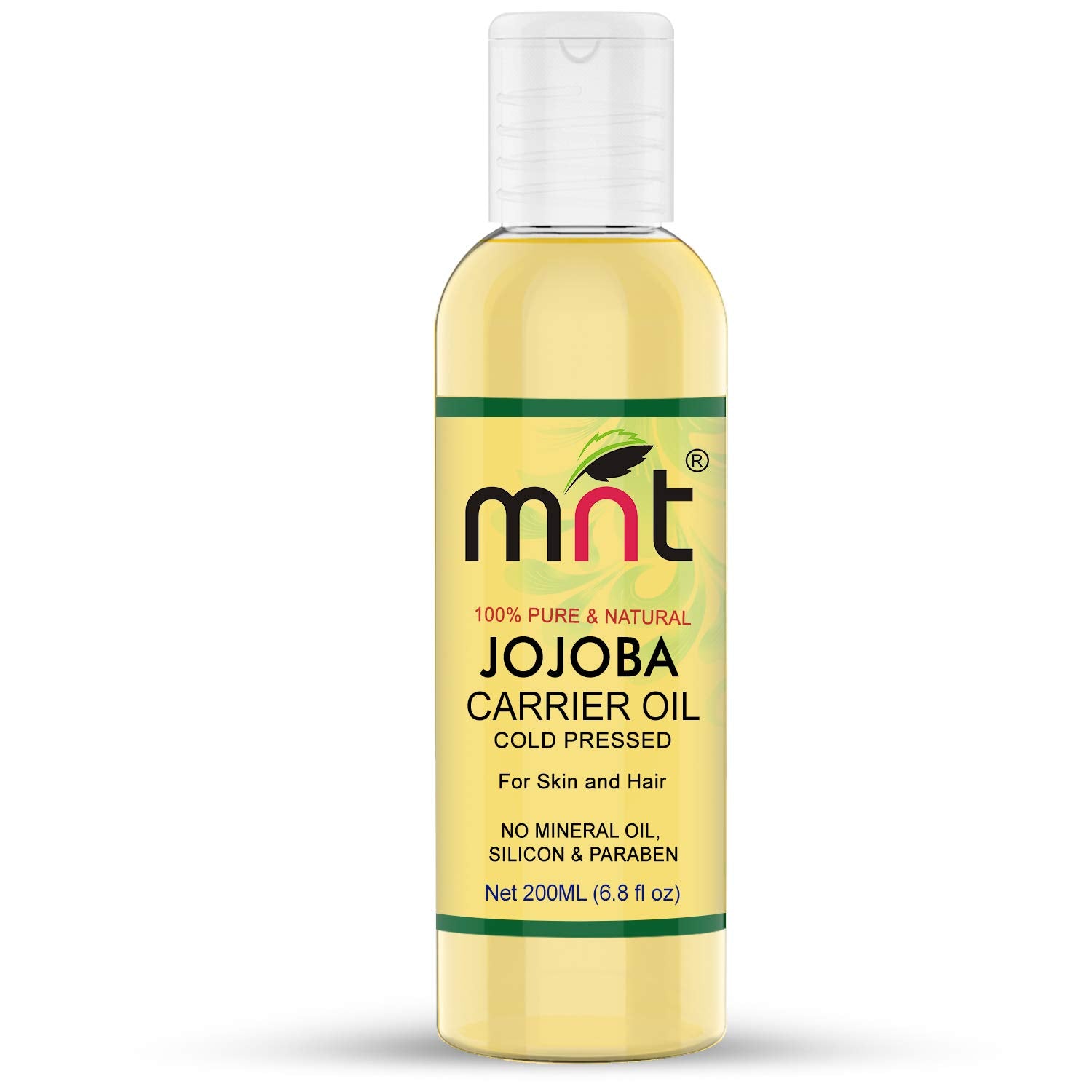 Jojoba Cold Pressed Carrier Oil – 100% Pure & Natural for Face, Hair, Skin, and Body Massage, Nourishing Care
