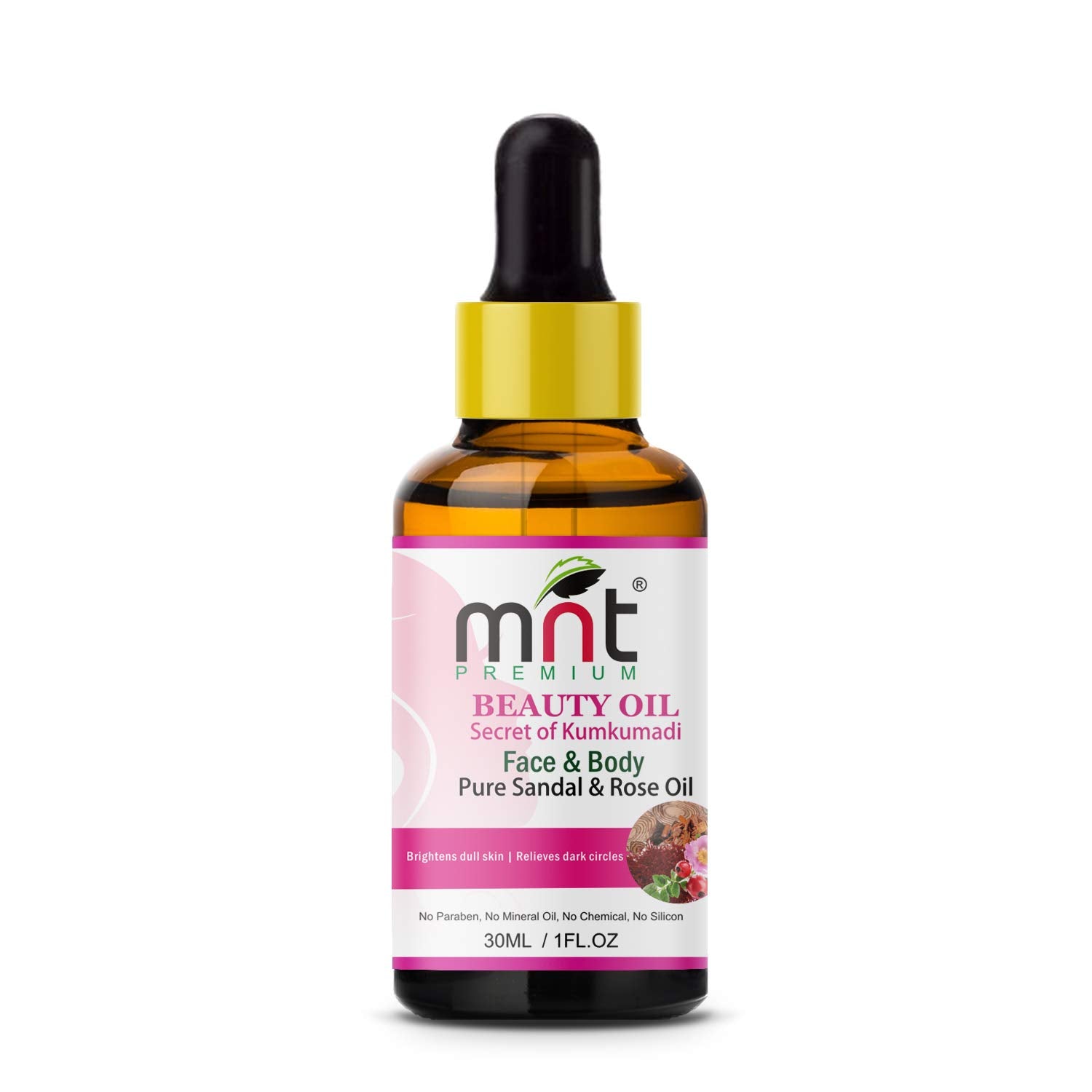 Beauty Oil Kumkumadi with Pure Sandal & Rose Oil (30ml) For Brightens dull skin & Reduce dark Spots
